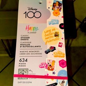 Disney 100 Classic sticker sheets for planner.